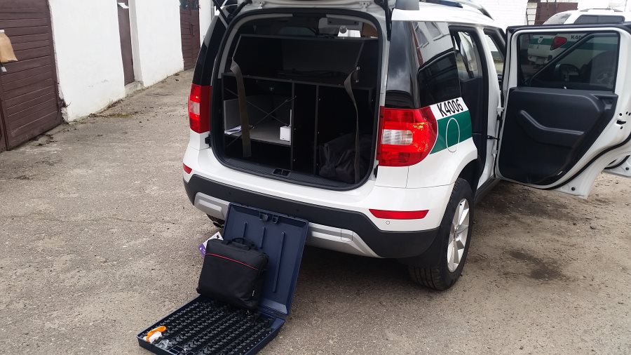 naujas policijos automobilis
