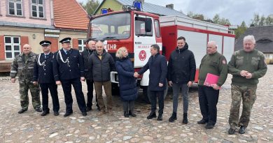 Lietuvos etnografijos muziejus gavo naują gaisrinį automobilį
